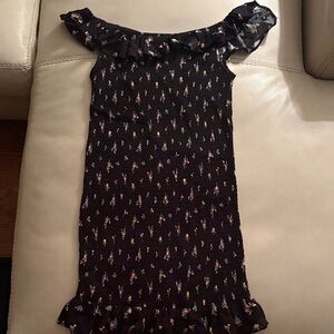 Forever 21 Black Floral Mini Dress